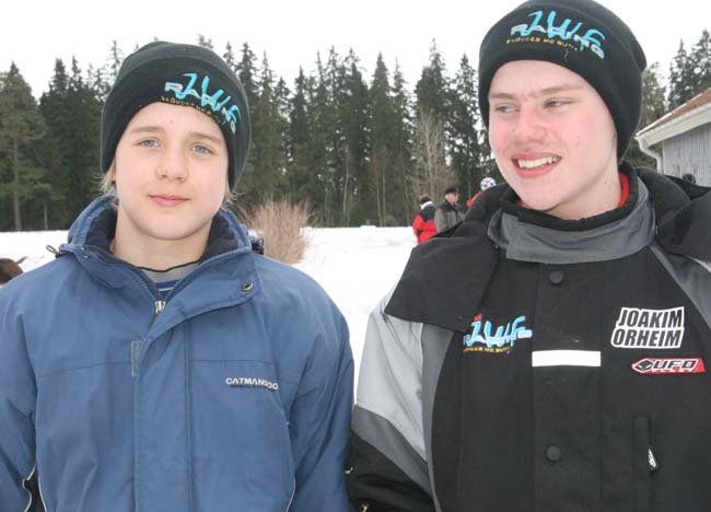 Pontus Ståhl och Joakim Orheim