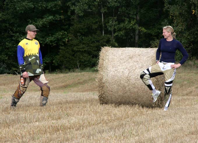 Jonas Fredriksson och Vanja Kollmann